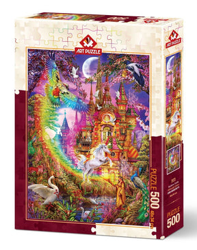 Art Puzzle 500 Palan Palapeli Rainbow Castle