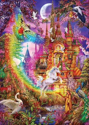 Art Puzzle 500 Palan Palapeli Rainbow Castle