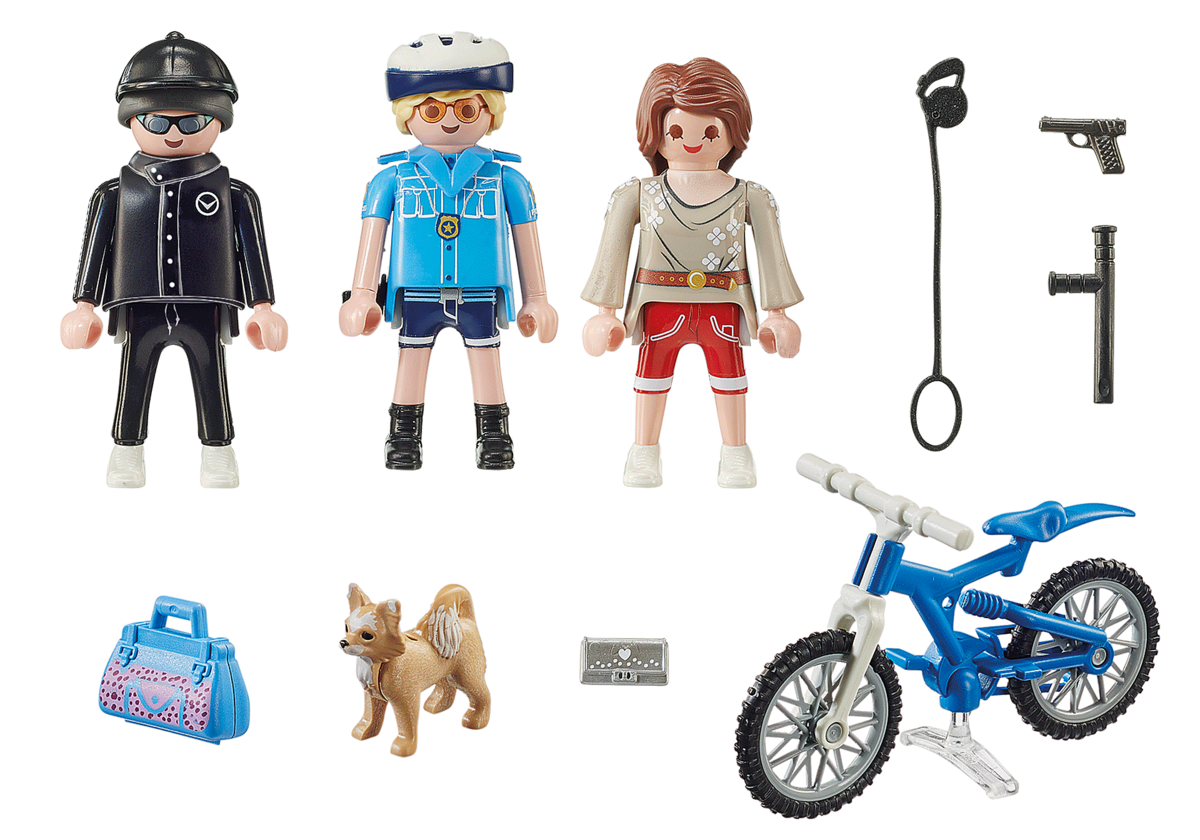 Playmobil 70573 Poliisin polkupyörä: Taskuvarkaan takaa-ajo