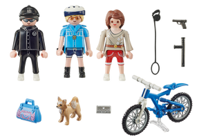 Playmobil 70573 Poliisin polkupyörä: Taskuvarkaan takaa-ajo