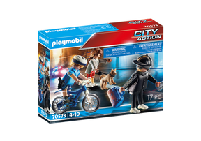 Playmobil 70573 Poliisin polkupyörä: Taskuvarkaan takaa-ajo