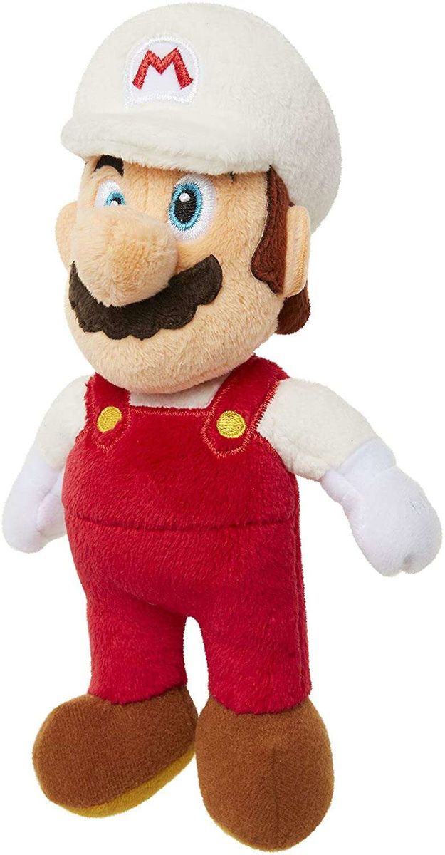 Super Mario Fire Mario Pehmo 15cm