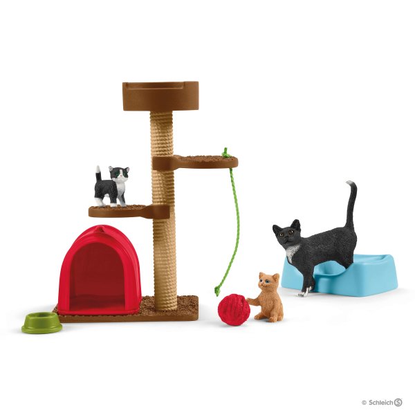 Schleich Farm World Leikkihetki Söpöjen Kissojen Kanssa