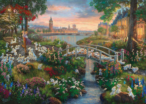 Schmidt Thomas Kinkade 1000 Palan Palapeli Disney, 101 Dalmatialaista