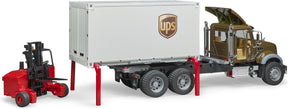 Bruder Mack UPS Truck with Forklift