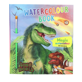 Dino World Watercolor Magic Book