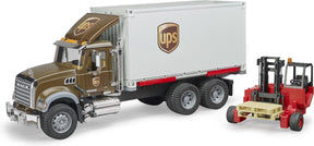 Bruder Mack UPS Truck with Forklift