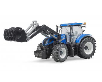 Bruder 03121 New Holland traktori+etukuormaaja 1:16