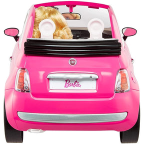 Barbie ja Auto Fiat 500